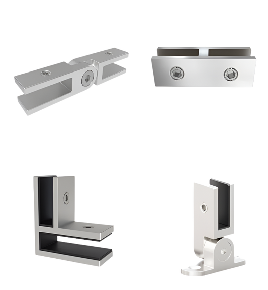 Railing Connectors 180°, 90°, Adjustable & Wall Mount