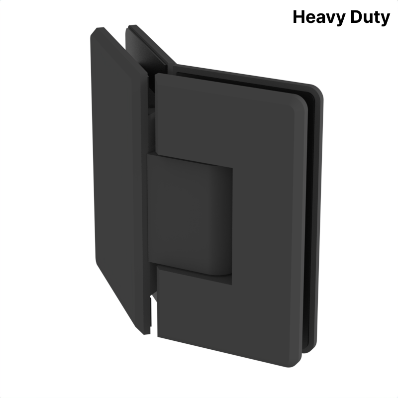 Colette heavy-duty shower hinge Glass to Glass Neo Angle 135° — Matte Black