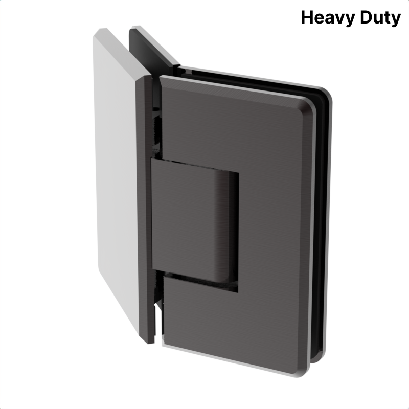 Colette heavy-duty shower hinge Glass to Glass Neo Angle 135° — Oil Rubbed Bronze