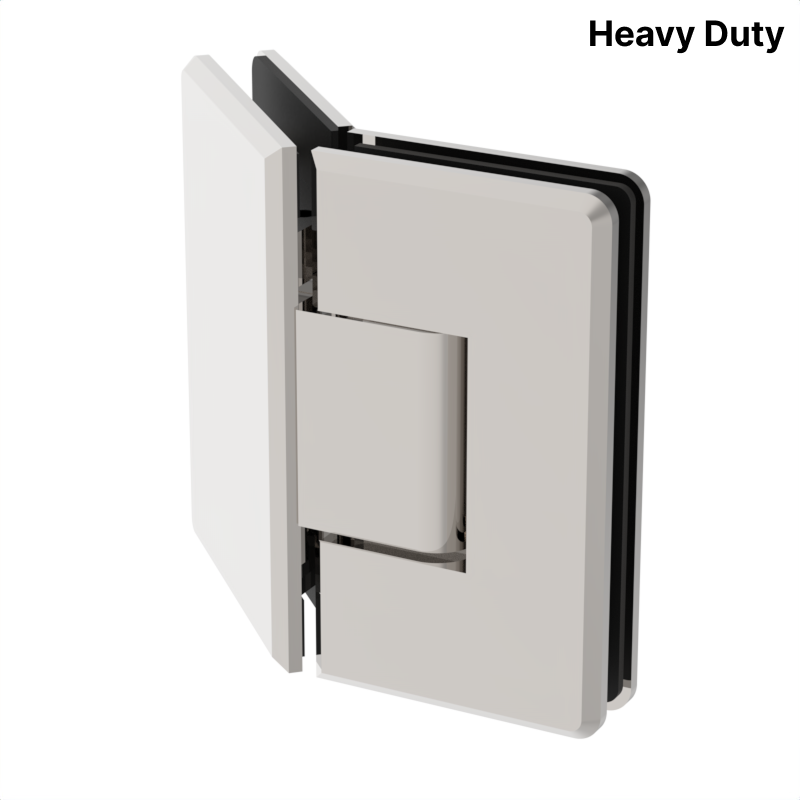 Colette heavy-duty shower hinge Glass to Glass Neo Angle 135° — Polished Nickel
