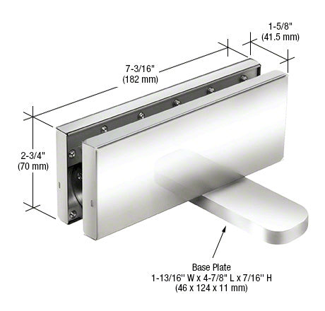 CRL Hydraulic Patch Fitting with 2-9/16" Setback