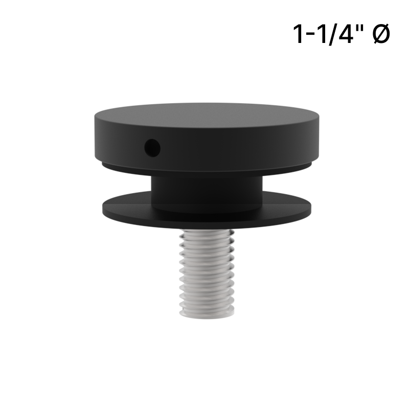Display Standoff Caps - 3/4" M6 and 1-1/4" M8 - AISI316 — DCAP114MBL