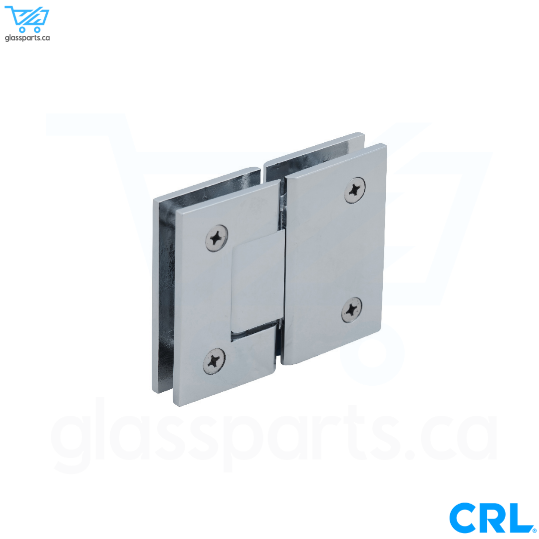 CRL Geneva 180 Series - 180° Glass-to-Glass Standard Hinge - Polished Chrome