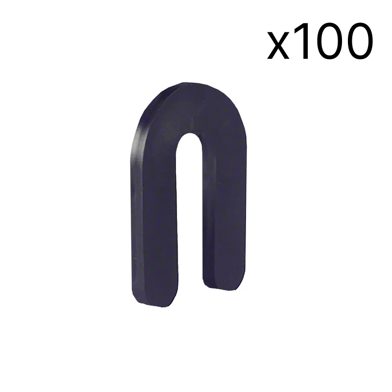 Plastic Horseshoe Shims - Pack of 100 — HORSESHOE1/4