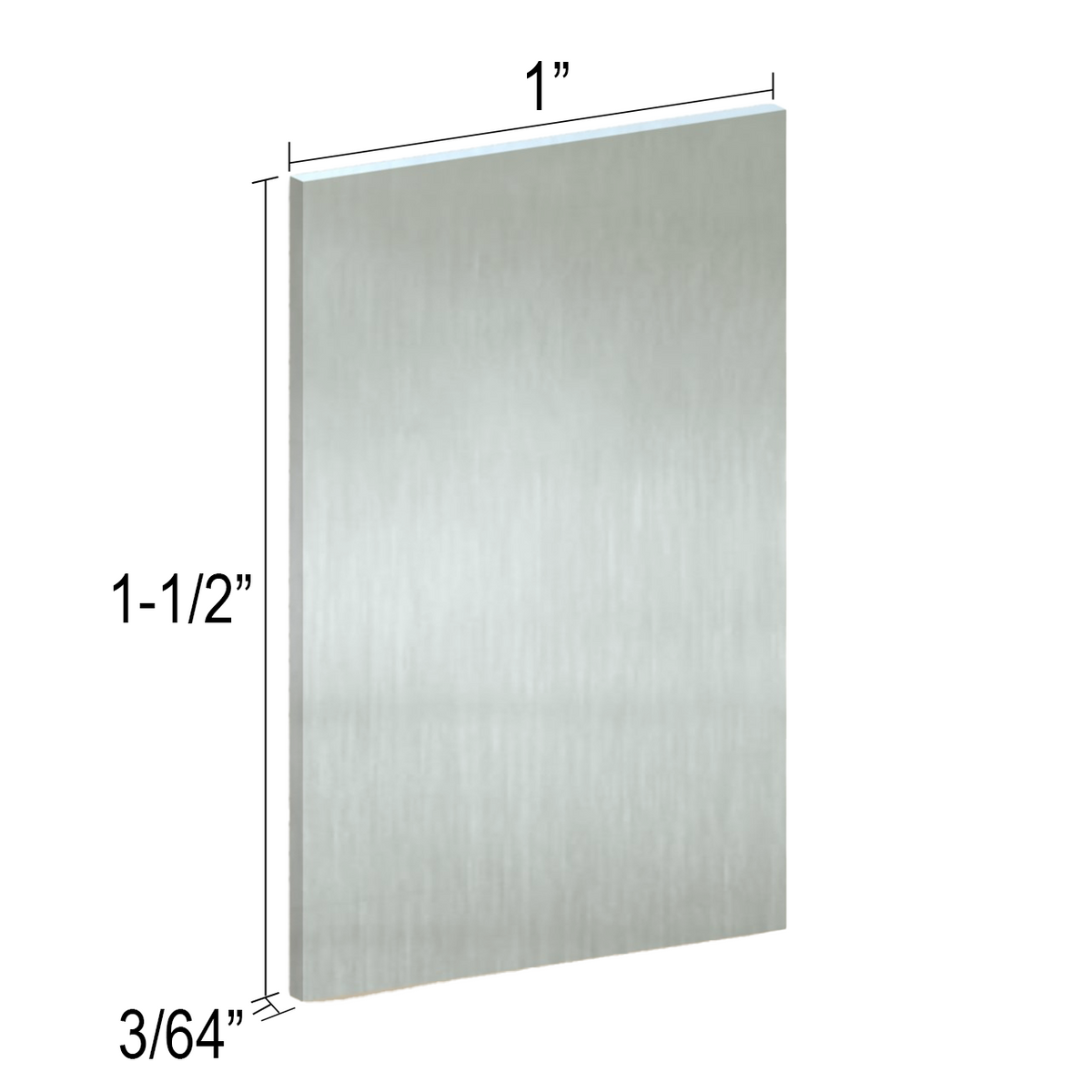 CUEND Commercial Glazing U-Channel End Caps — CUEND1X1.5BS