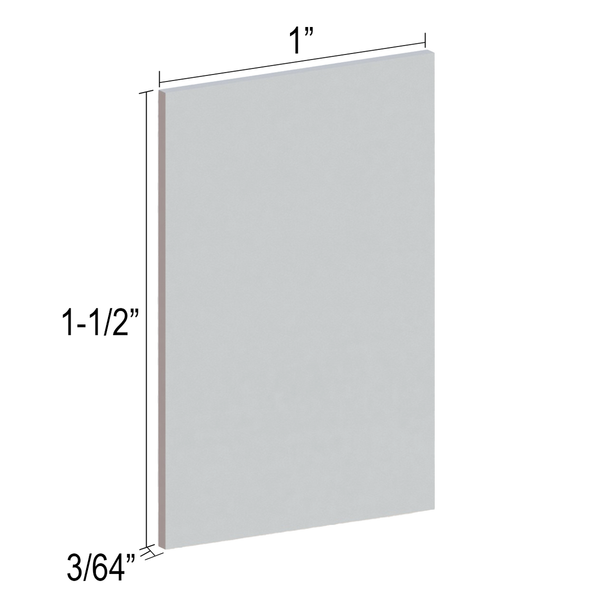 CUEND Commercial Glazing U-Channel End Caps — CUEND1X1.5SA