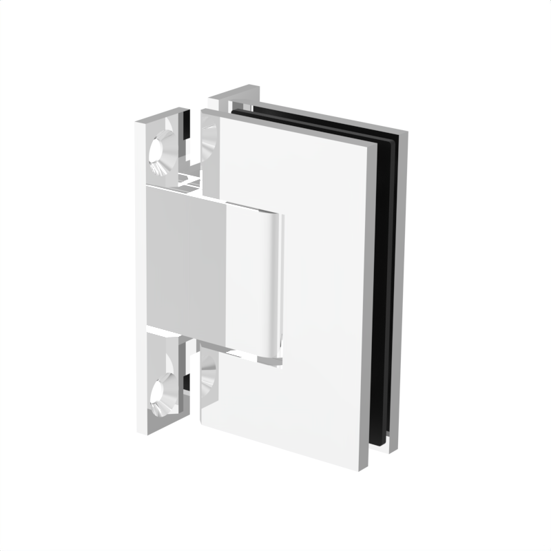 Jennifer shower hinge Wall Mount H Plate — White
