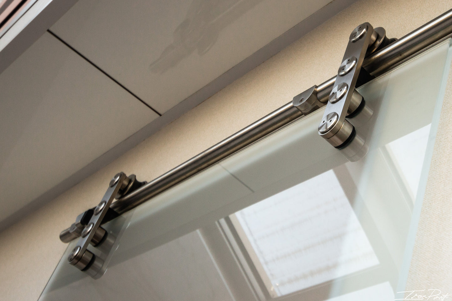 12mm clear tempered glass for Sliding Door Kits 35 x 86 polished edge