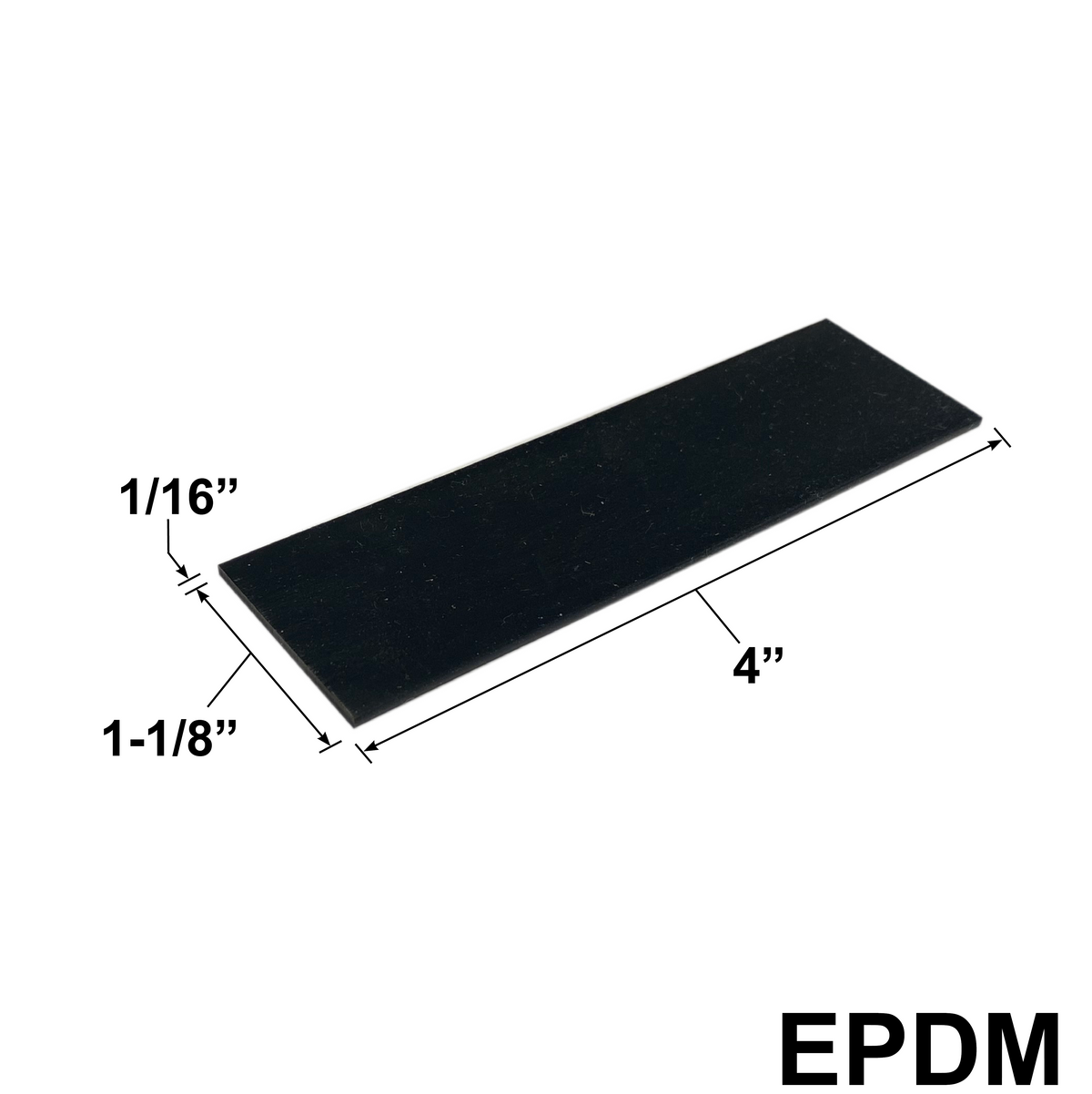 EPDM Setting Blocks — Sizes and Pack Quantities — SB-EPDM-1