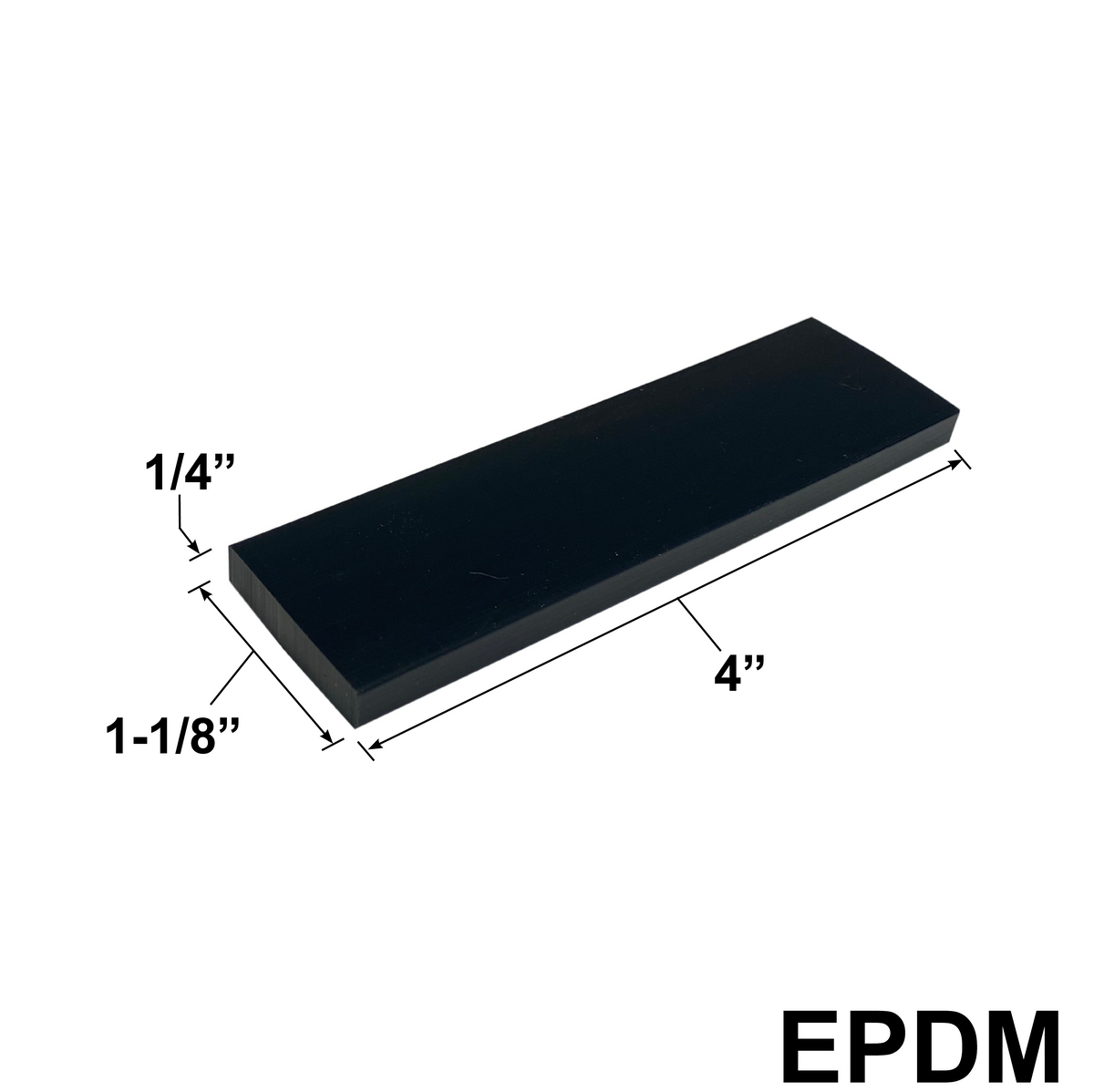 EPDM Setting Blocks — Sizes and Pack Quantities — SB-EPDM-4