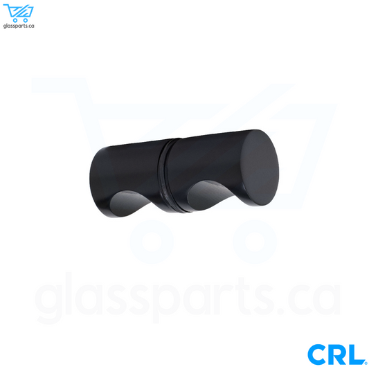 CRL Crescent Series - Back-to-Back E-Z Grip Style Knobs - Matte Black