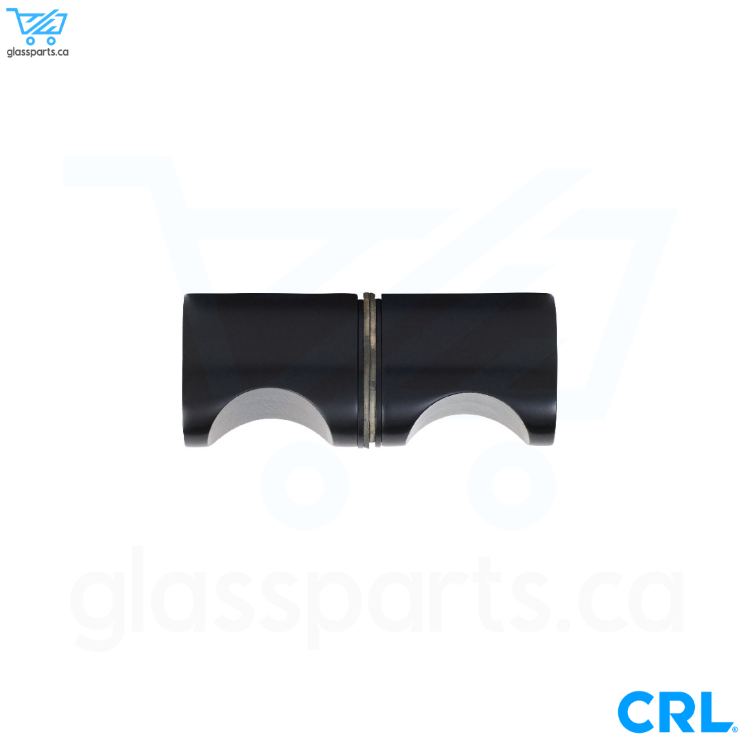 CRL Crescent Series - Back-to-Back E-Z Grip Style Knobs - Matte Black