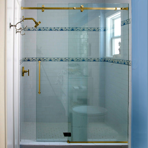 Système coulissant CRL Bronze Brossé Deluxe 180 degrés Série Serenity