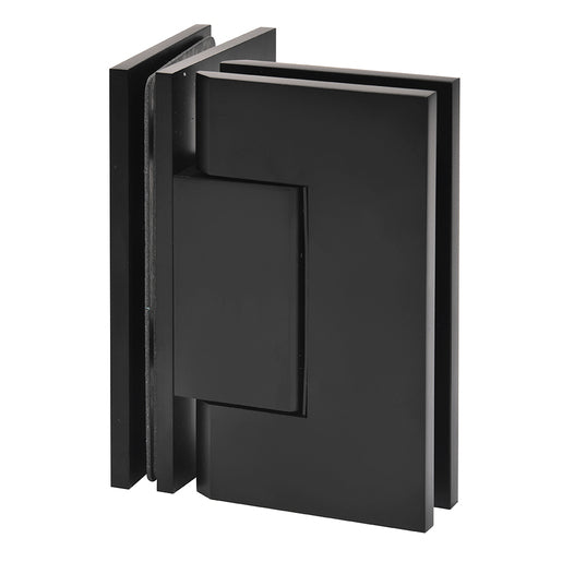 CRL Trento 092 Series 90 Degree Glass-to-Glass Hinge — Matte Black