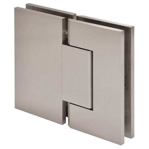 CRL Trento 180 Series 180 Degree Glass-to-Glass Hinge — Brushed Nickel
