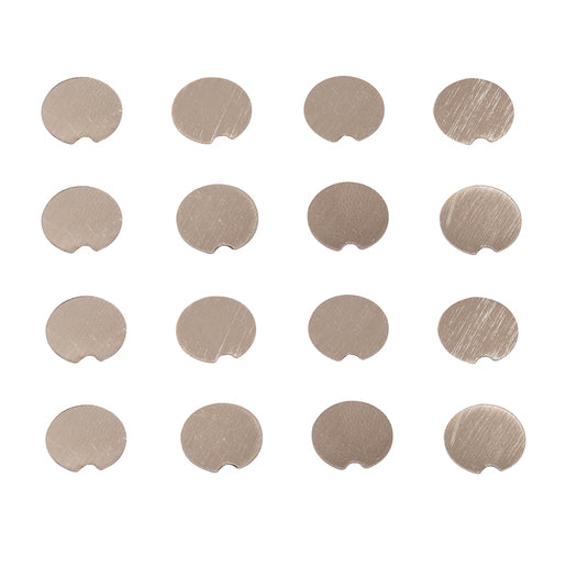 CRL Trento Hinge Replacement Screw Cover Kit — Brushed Nickel