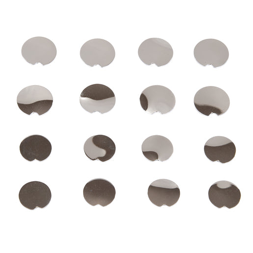 CRL Trento Hinge Replacement Screw Cover Kit — Polished Chrome