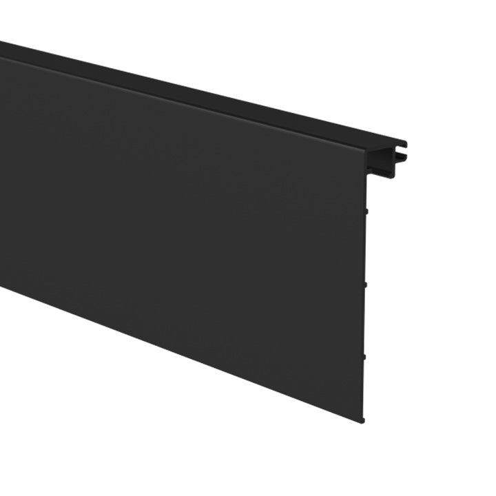 ARCH8610CLDMBL - 120 inch top mount cladding - Matte Black Aluminum