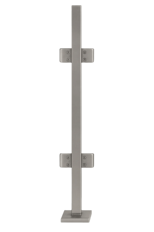 Architectural Railing Posts - Square - Glassparts.ca