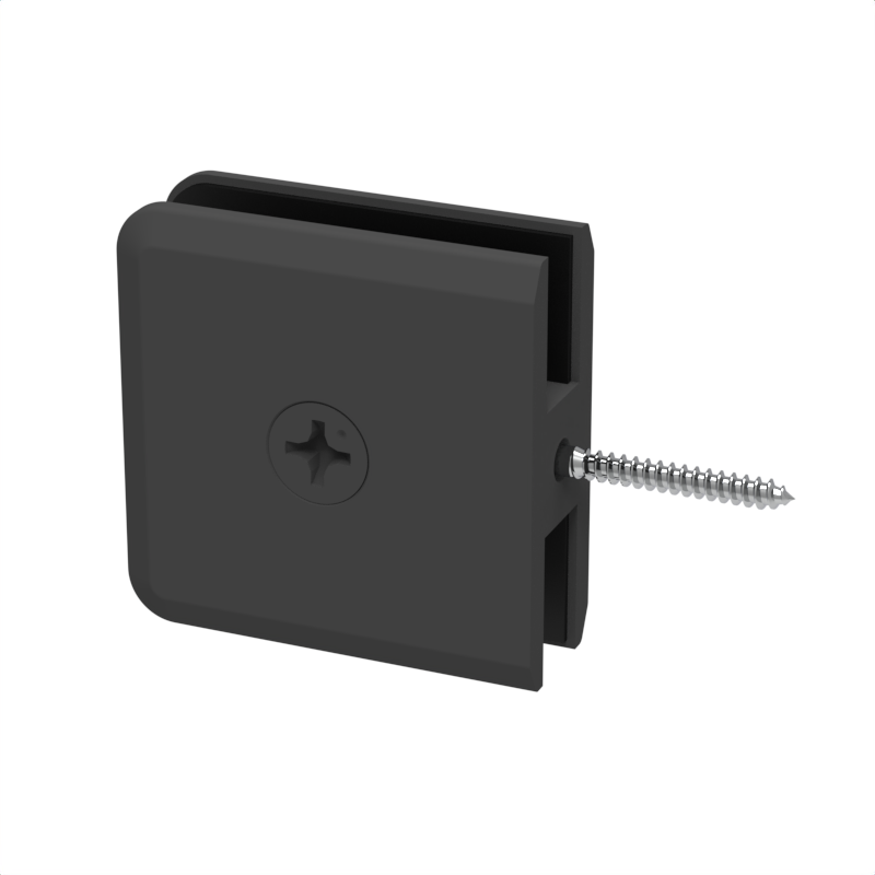 BEVC186MBL - Beveled - Wall Mount - 180° Movable - Matte Black
