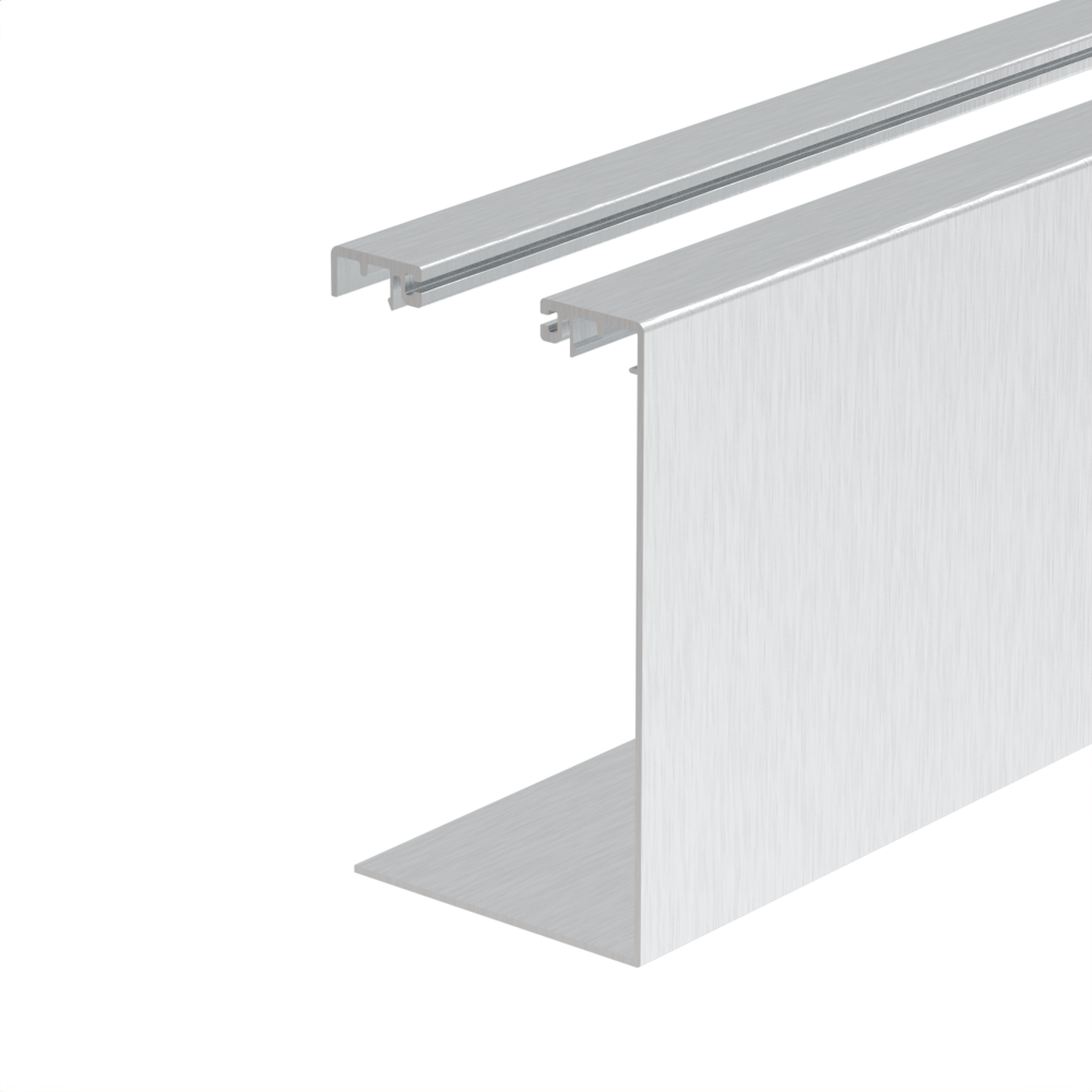 CORE-LOCK 72 Series Side Mount Cladding Kit – 120" – Brushed Anodized Aluminum