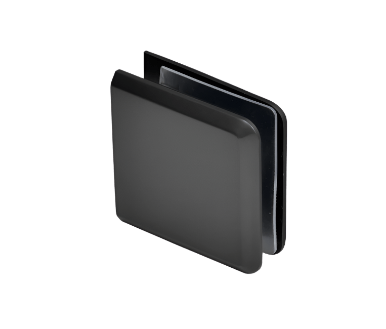 CRL Beveled Hole - in - Glass Style Wall Mount Heavy - Duty Glass Clamp - Glassparts.ca