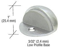 CRL Floor Mounted Low Profile 3/32" Base Dome Stop - Glassparts.ca