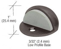 CRL Floor Mounted Low Profile 3/32" Base Dome Stop - Glassparts.ca