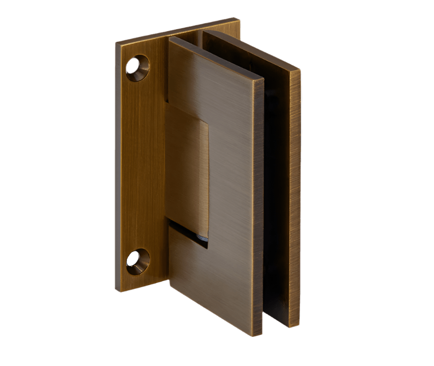 CRL Geneva 037 Series Wall Mount Full Back Plate Standard Hinge - Glassparts.ca