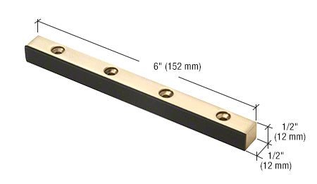 CRL Header Mounted Door Stop - Glassparts.ca