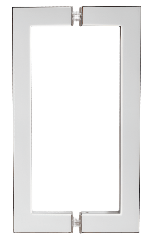 CRL Series Square Tubing Back - to - Back Pull Handle - Glassparts.ca