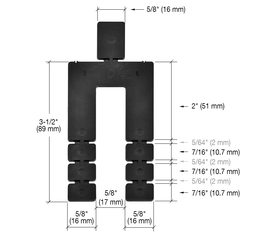 CRL Shimstack Shims (Box of 1000) - Glassparts.ca