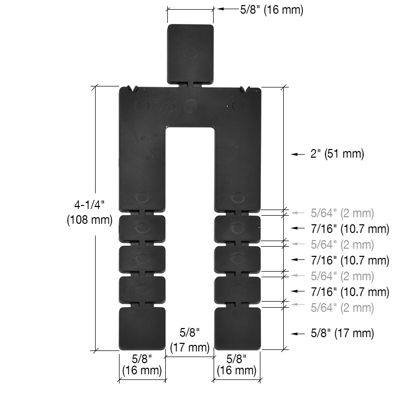 CRL Shimstack Shims (Box of 1000) - Glassparts.ca