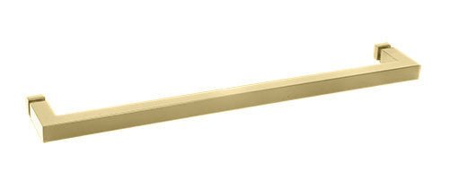 CRL "SQ" Series Square Tubing Mitered Corner Single - Sided Towel Bar - Glassparts.ca