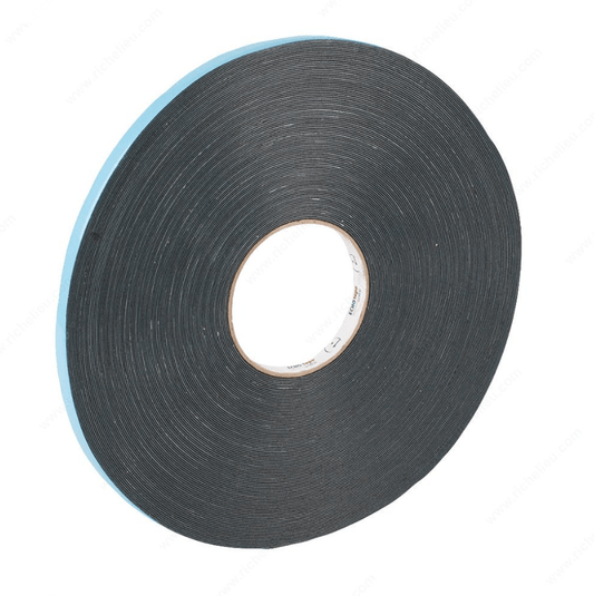 Double - Sided Black Foam Tape with Acrylic Adhesive for Glazing - Glassparts.ca