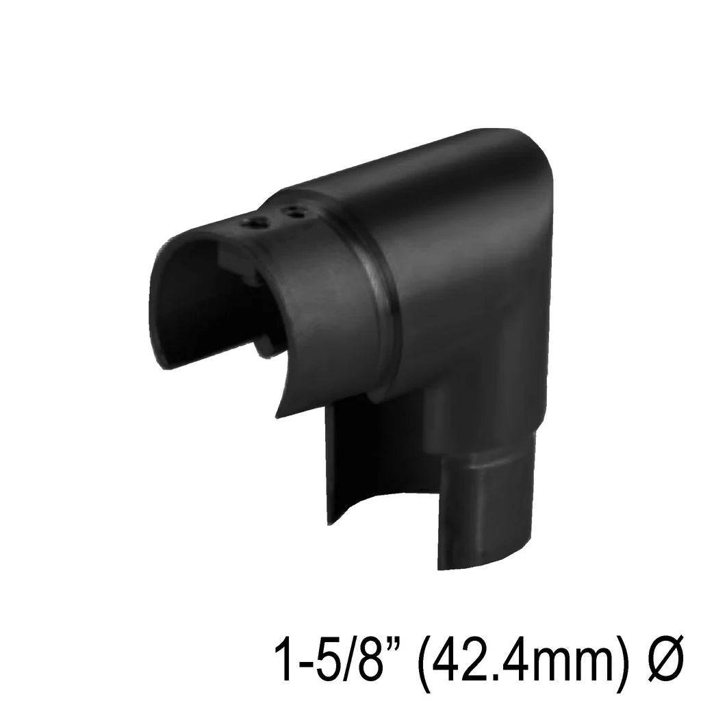 Elbow/Flange For Rectangle, Square & Round Caprail - Fixed 90° , Fixed 180° , 135° & Adj. - Glassparts.ca