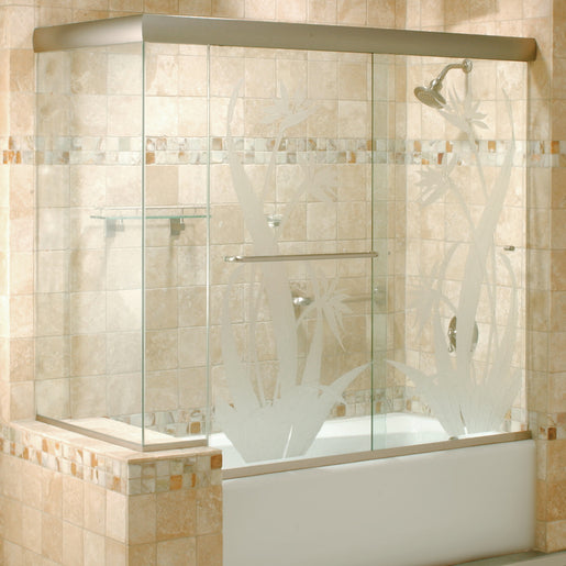 CRL Cottage CK 60" x 60" Sliding Shower Door Kit for 3/8" Glass — CK386060BN