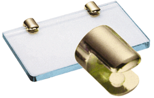 CRL 15/16-inch No-Drill Glass Shelf Clamps for 1/2-inch Glass — 1222GP