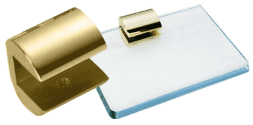CRL No-Drill Long Glass Shelf Clamps — 1230GP