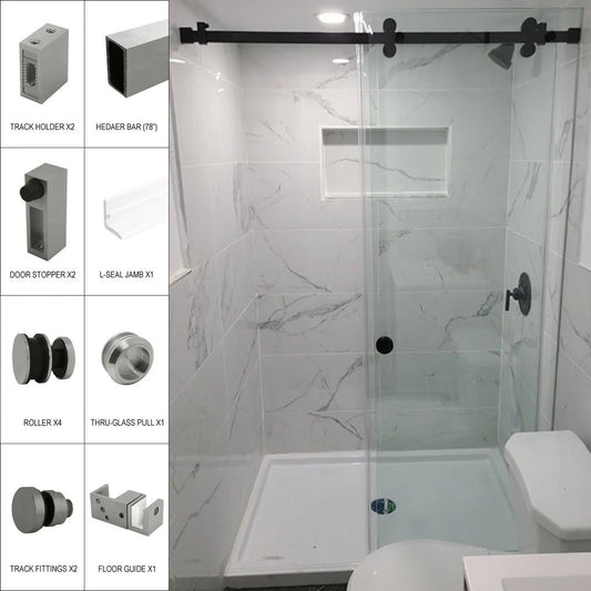 Sliding Door Kits - Tranquility Series - Glassparts.ca