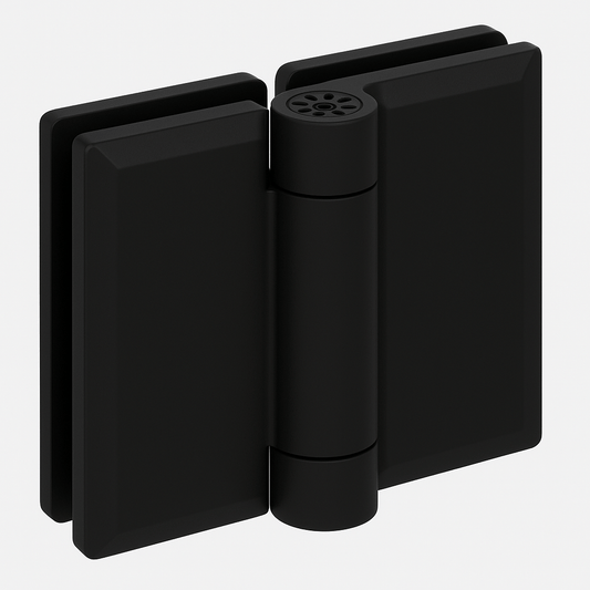 Spring Self - Closing Glass Door Hinge Set - Glassparts.ca