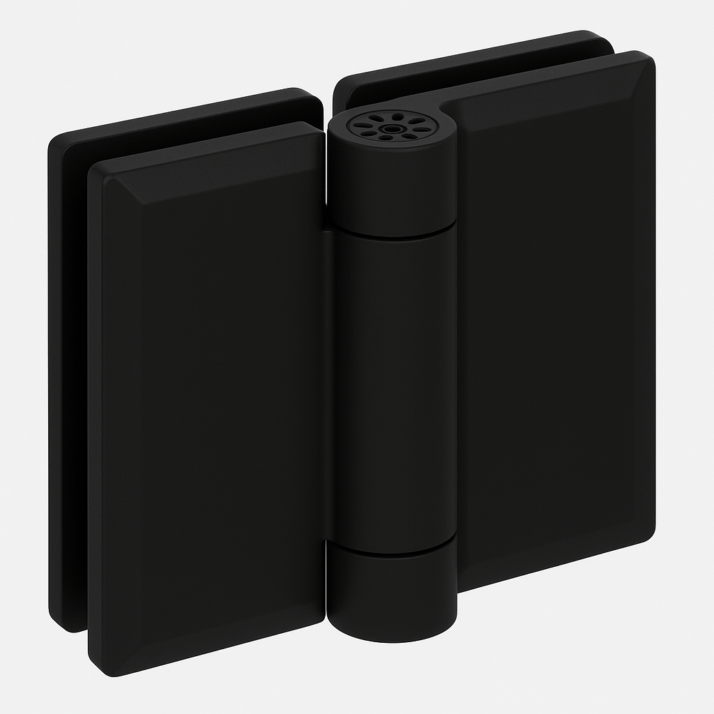 Spring Self - Closing Glass Door Hinge Set - Glassparts.ca