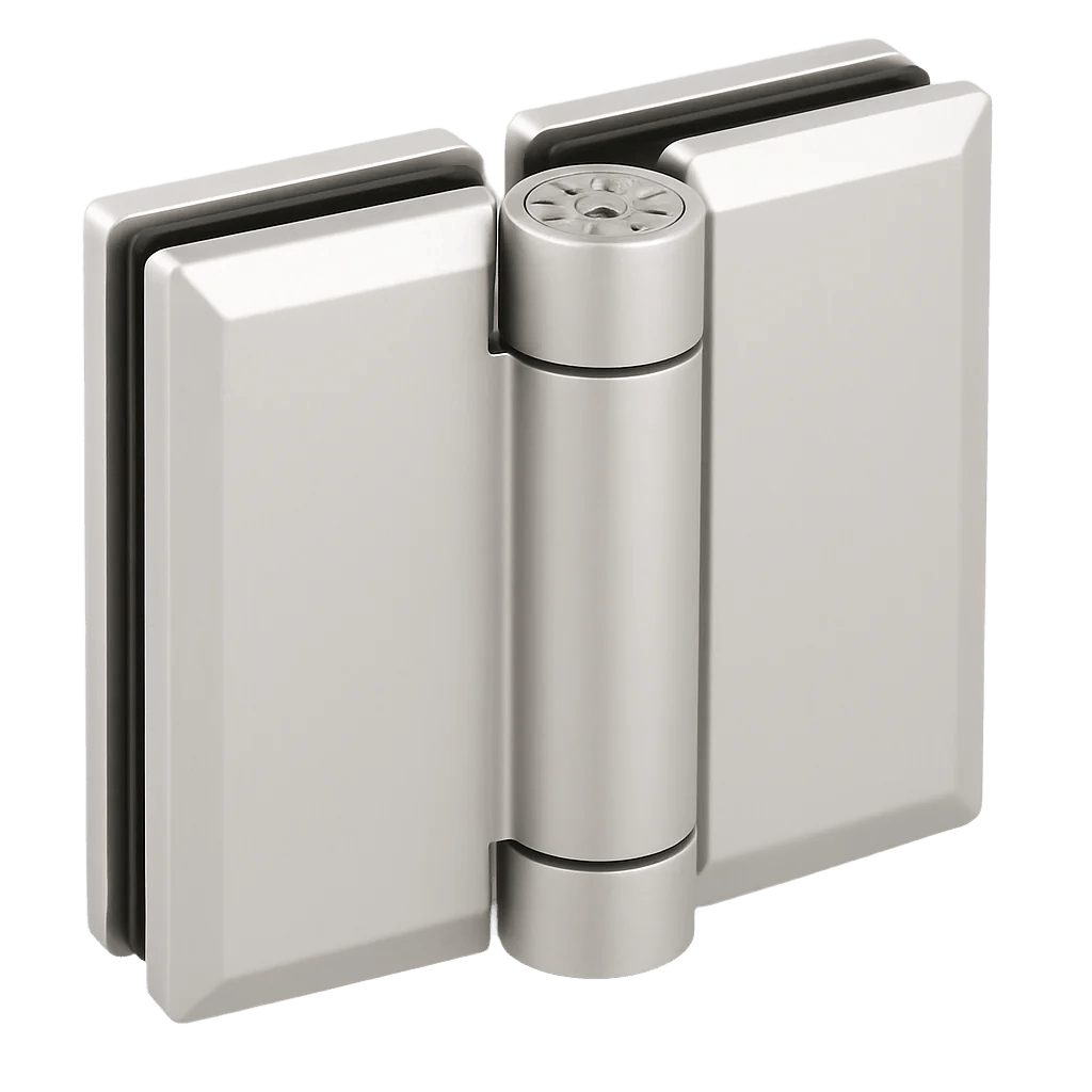 Spring Self - Closing Glass Door Hinge Set - Glassparts.ca