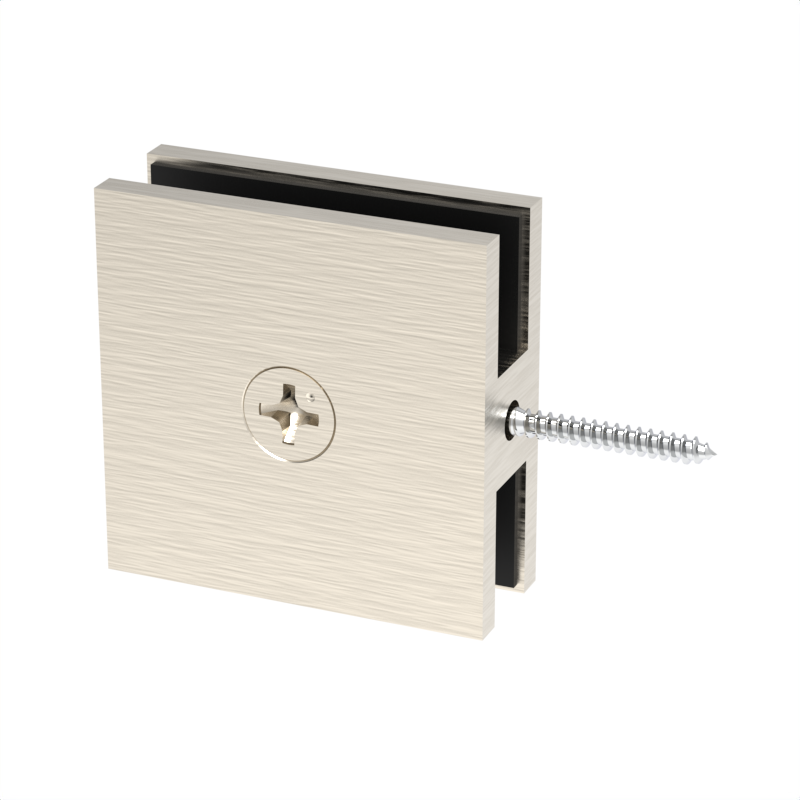 SQC186BN - Square - Wall Mount - 180° Movable - Brushed Nickel