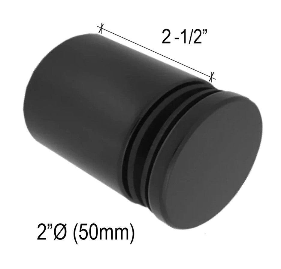 Standoffs - Solid Round - 1/4¨ to 3 - 1/2¨ Base Height - Glassparts.ca