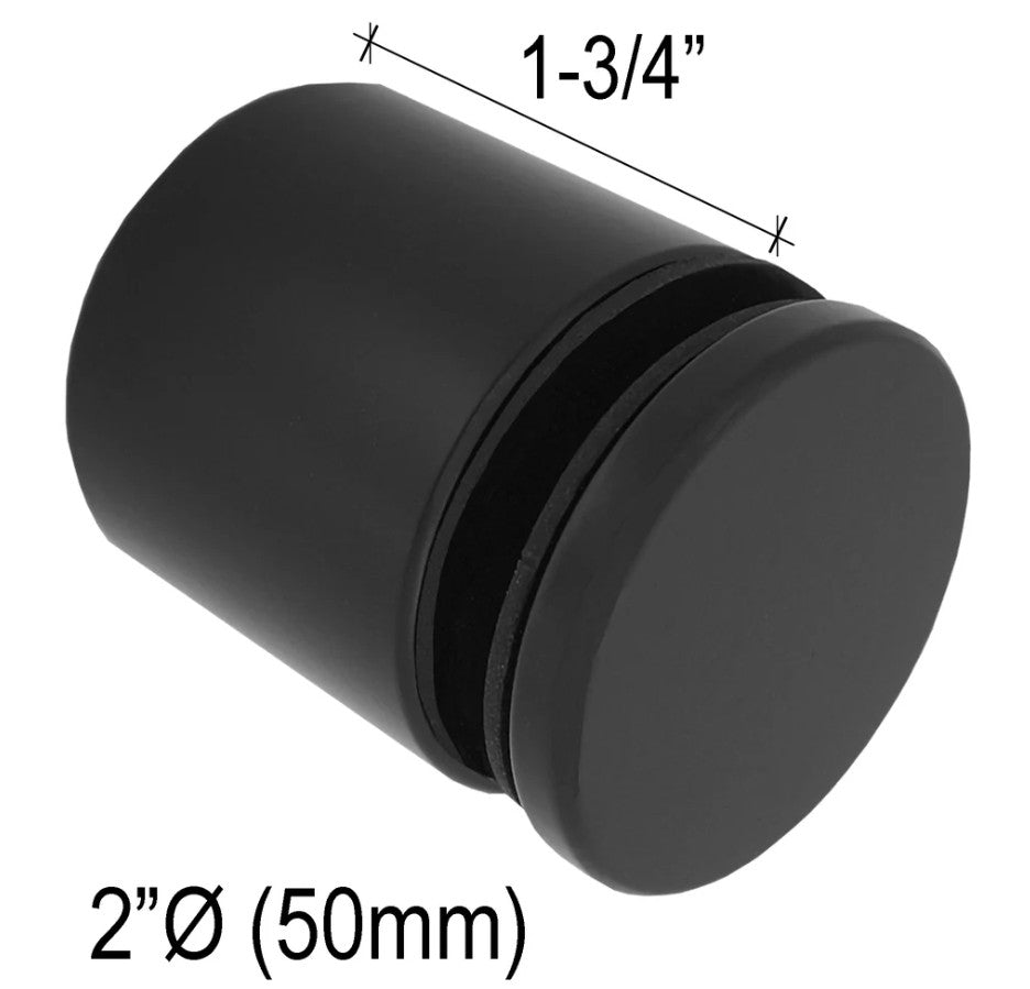 Standoffs - Solid Round - 1/4¨ to 3 - 1/2¨ Base Height - Glassparts.ca