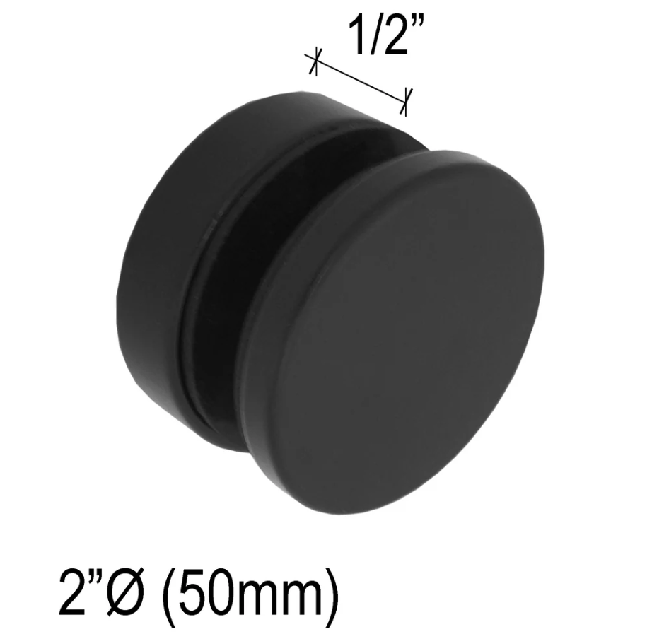Standoffs - Solid Round - 1/4¨ to 3 - 1/2¨ Base Height - Glassparts.ca