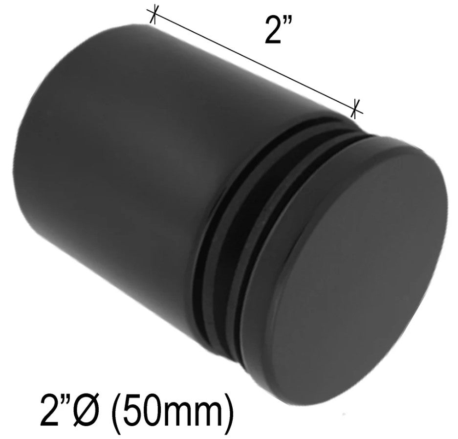 Standoffs - Solid Round - 1/4¨ to 3 - 1/2¨ Base Height - Glassparts.ca