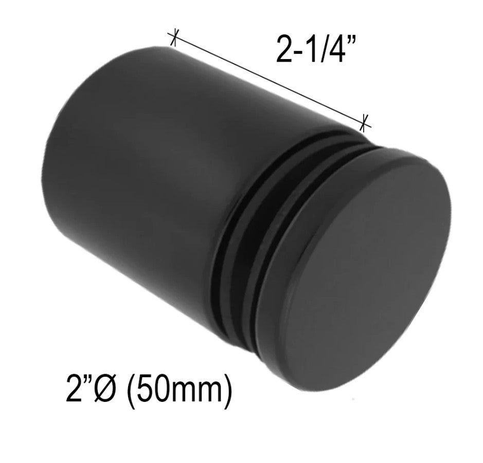 Standoffs - Solid Round - 1/4¨ to 3 - 1/2¨ Base Height - Glassparts.ca