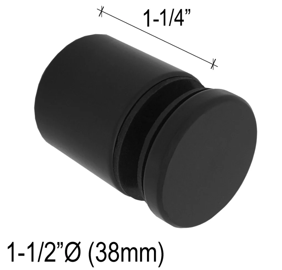 Standoffs - Solid Round - 1/4¨ to 3 - 1/2¨ Base Height - Glassparts.ca